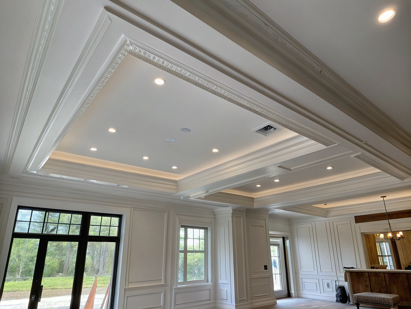 Double-height smoothing and painting