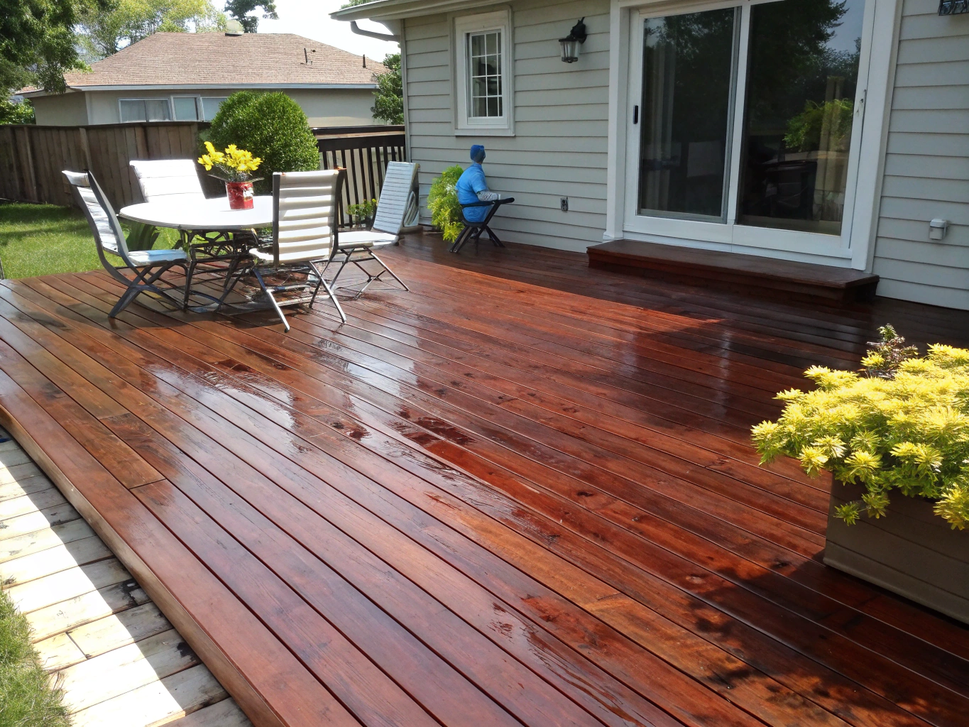 Comprehensive Cedar Deck Restoration - Final result