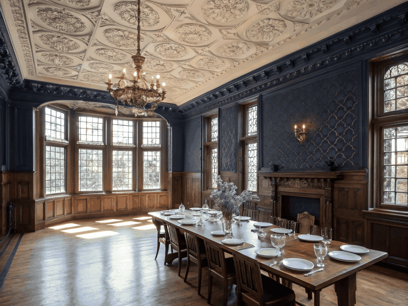 Before condition of Dining Room & Classic Molding