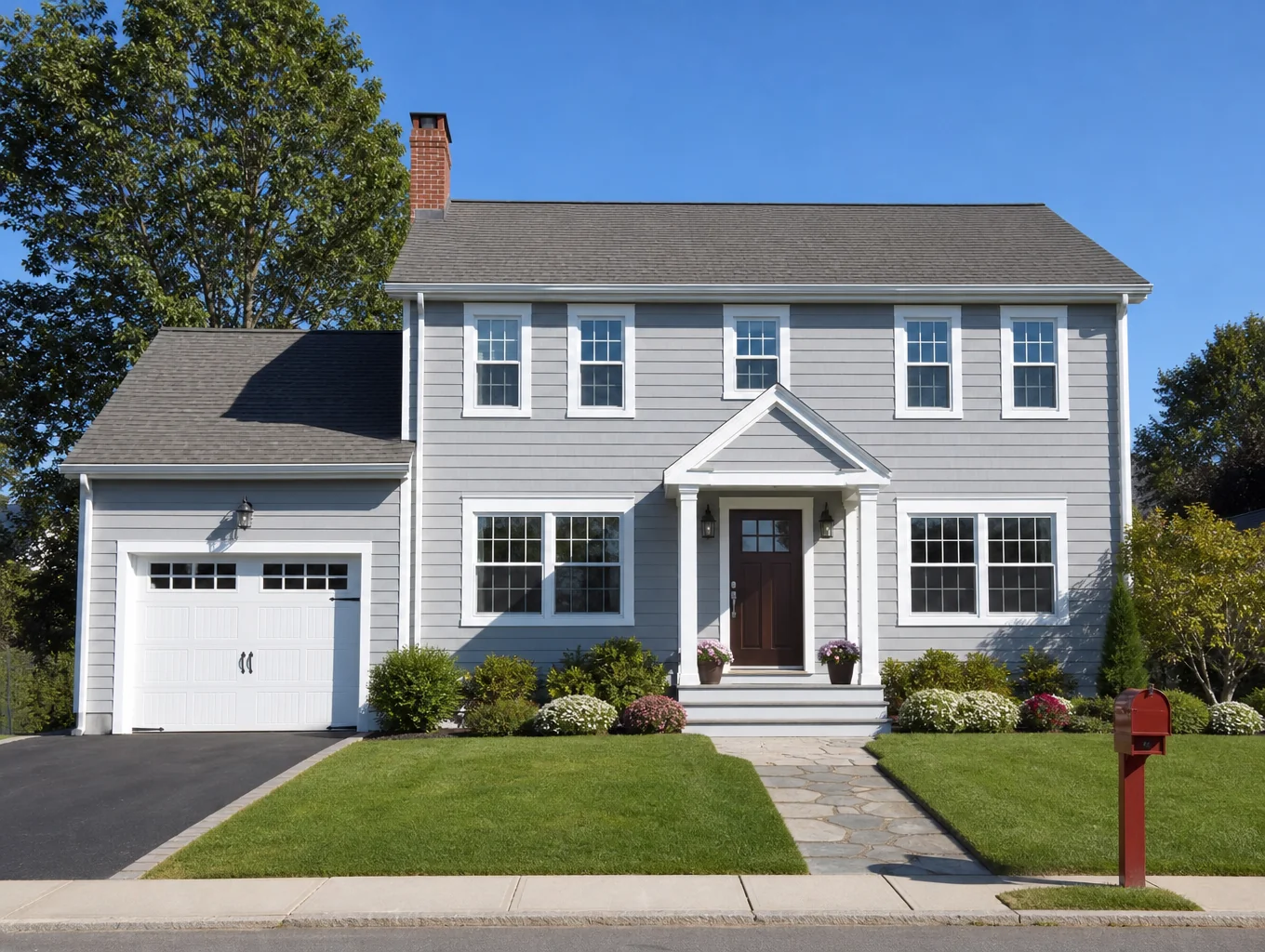 Professional exterior house painting project in Montgomery County PA